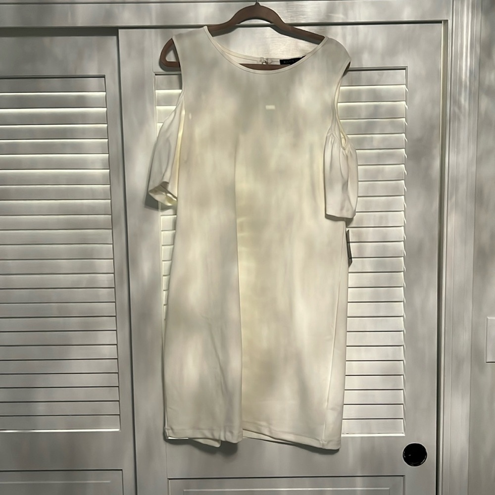 Boston proper cold shoulder dress